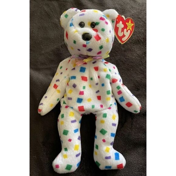 Ty Other - Vintage TY Original 1998 Holiday Teddy Beanie Baby Retired With Errors Very Rare